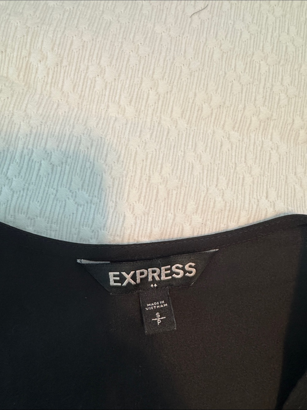 EXPRESS zip front blouse - Picture 2 of 2